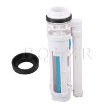 Toilet Bottom Inlet Fill Valve Split Push Button Dual Flush Cistern Syphon 29cm universal flush toilet cistern tank single push button flush 38mm mounting hole