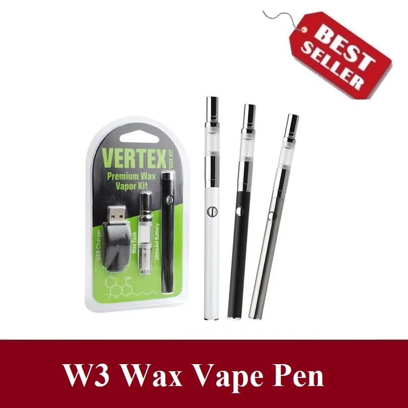 Vertex W3 Wax Vaporizer Kit with 280Mah Battery Pure Taste Cartridge