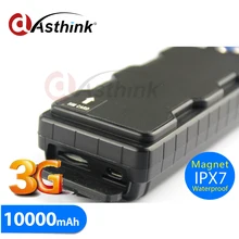 10000mAh Big Battery Waterproof Magnet Portable 3G GPS Tracker HSDPA UMTS EDGE GPRS GSM 1900 850