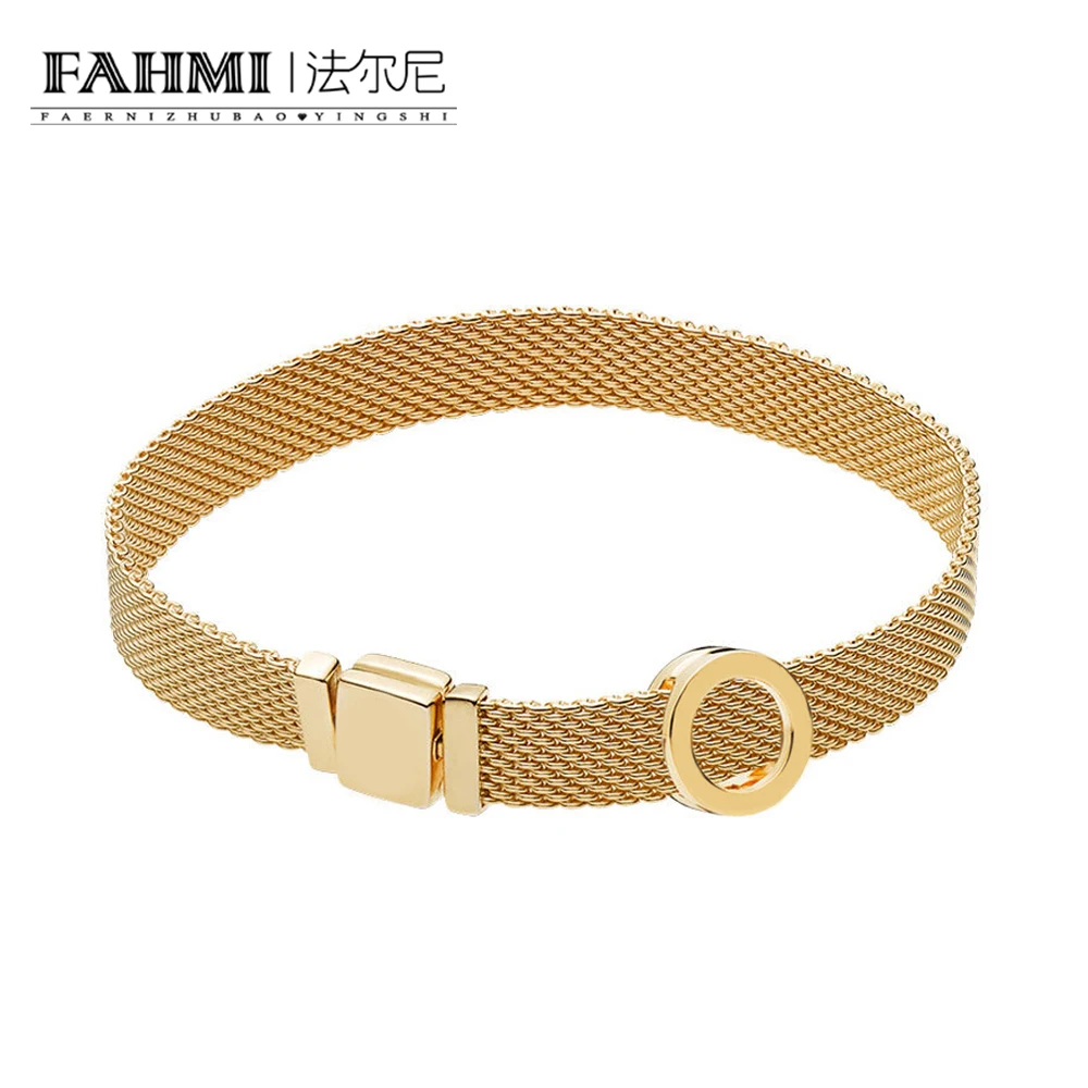 

FAHMI 100% 925 Sterling Silver New 787598 SHINE Reflexions Logo Clip Charm 587712 SHINE REFLEXIONS BRACELET Set B800965