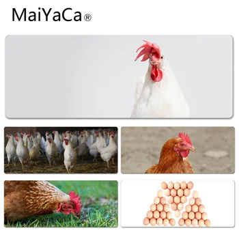 

MaiYaCa Funny Hen laying eggs Anti-Slip Durable Silicone Computermats Size for 300*600*2mm and 300*900*2mm Mousepad