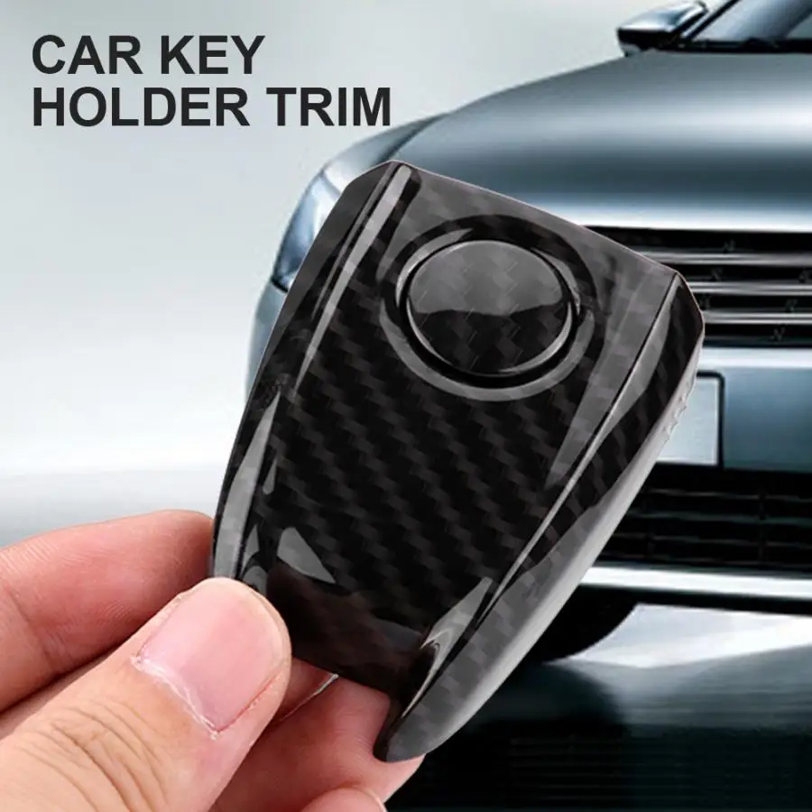 ABS Plastic Carbon Fiber Car Key Holder Case Cover Trim for Alfa Romeo Stelvio(2017-2018)/Giulia(2016 2017 2018) | Автомобили и