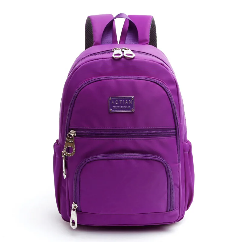 

Fashion Waterproof Nylon Backpack High Quality Double Shoulder Bags Female Brand Travel Casual Daypack Teenager girls School Bag