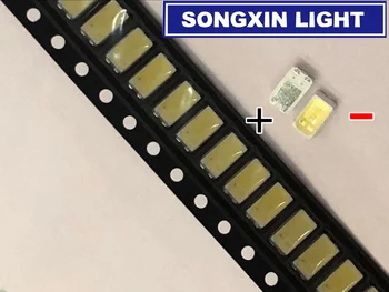 

100pcs For LG LED LCD Backlight TV Application Middle Power LED LED Backlight 1W 6V 5630 Cool white LED LCD TV Backlight