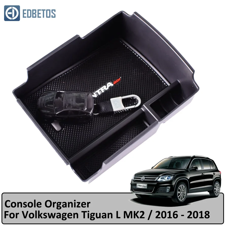 Tiguan подлокотник ящик для хранения для Volkswagen Tiguan 2009 2010 2011 2012 2013 Tiguan L аксессуары, органайзером и 16-19