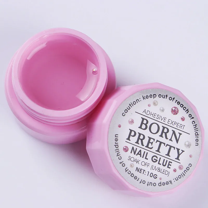 

1 Box BORN PRETTY 10g Nail Decoration Adhesive Glue Fast-dry for UV/LED Nail Rhinestone Glue Manicure Nail Art Decoration Tool