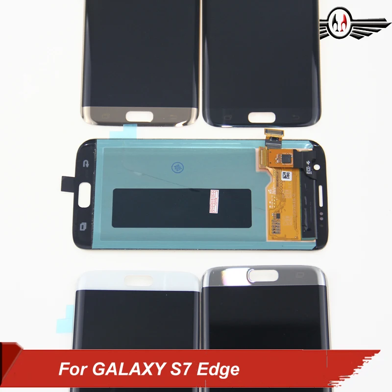 Супер AMOLED для SAMSUNG Galaxy s7 edge G935 G935F ЖК-дисплей дигитайзер сенсорный экран |