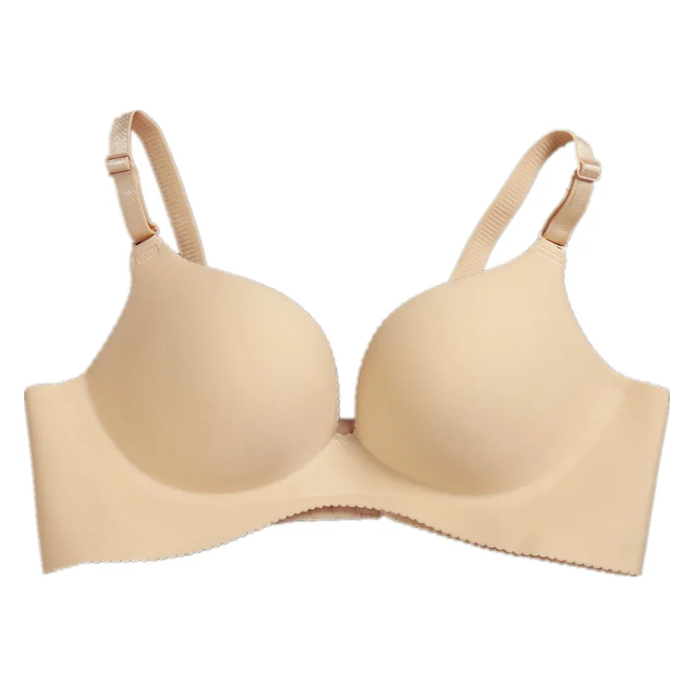 Women Push Up Bra Backless Strapless Deep V Sexy Brassiere Underwear Brand Seamless Large Size C Cup Bras For Women bh Women Push Up Bra Backless Strapless Deep V Sexy Brassiere Underwear Brand Seamless Large Size C Cup Bras For Women bh