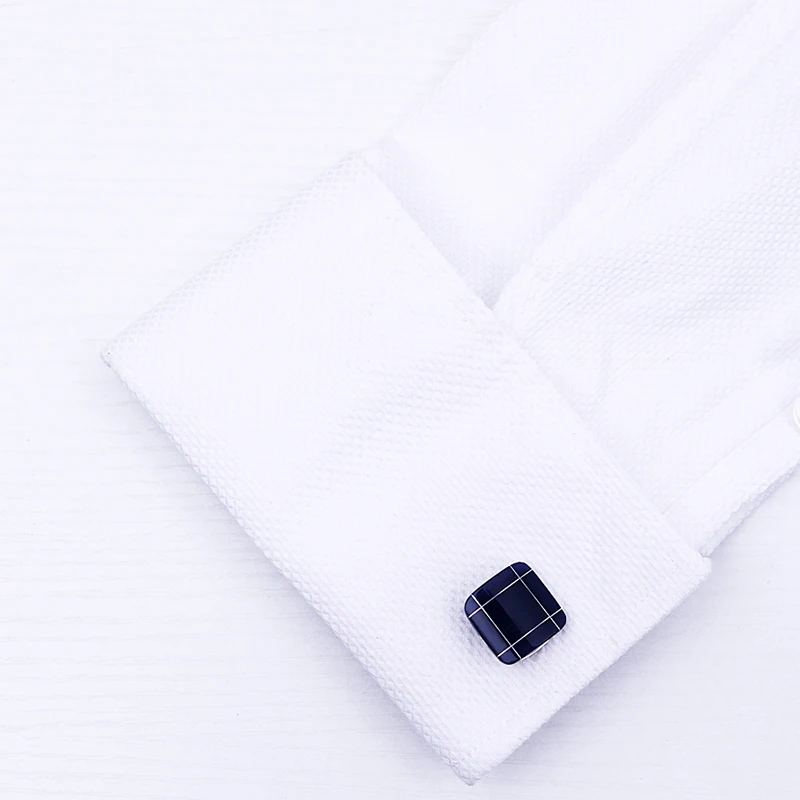 Kflk ювелирные изделия Модная рубашка запонки для мужской подарок Марка манжеты с запонками кнопки синий Высокое качество abotoaduras Gemelos