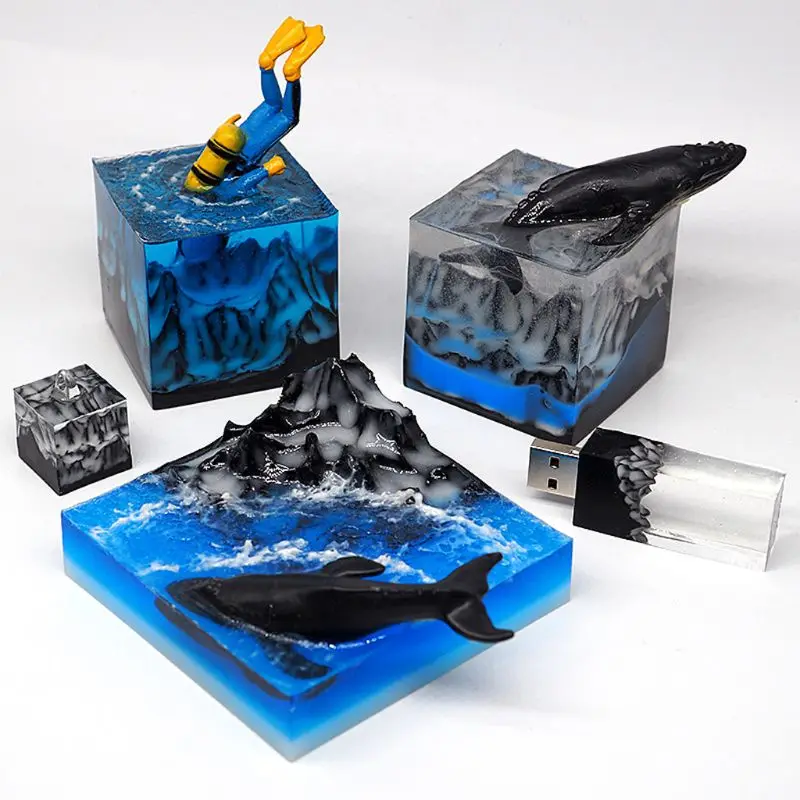Форма Снежная гора силиконовая смола форма сделай сам формы для микро USB