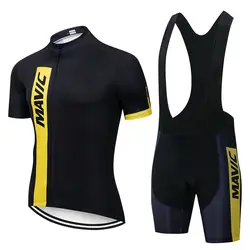 Mavic 2018 Pro Team велосипедная одежда/дорожный велосипед одежда гоночная одежда быстросохнущая Мужская Велоспорт Джерси комплект Ropa Ciclismo Maillot