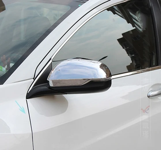 Автомобильный хромированный Стайлинг боковое зеркало крышка отделка молдинг крышка Накладка гарнир для HONDA VEZLE HRV аксессуары HR-V