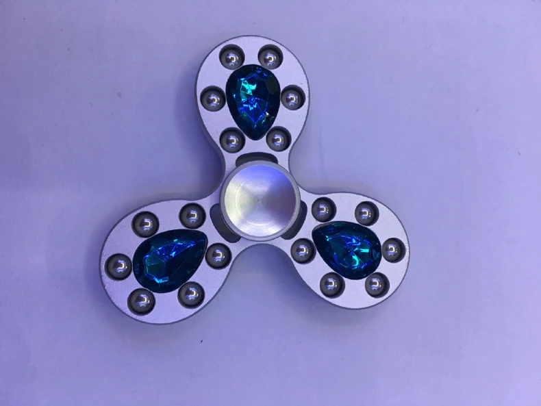 Мода Бриллиантовая рука Spinner фиджеты для СДВГ Непоседа счетчики для аутизма и СДВГ Auxiety стресса фокус гироскопические игрушки подарок