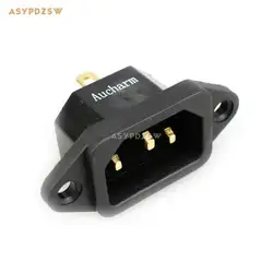 Aucharm IEC 4N фиолетовый медь с золотым покрытием 10A/250 В HiFi rec AC Мощность разъем