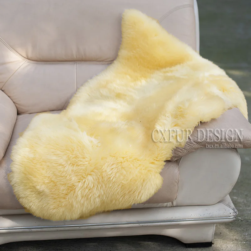 

CX-D-112D 70x110cm 1P Australian Sheep Carpet For Living Room Bedroom Area Rugs Fur Blanket