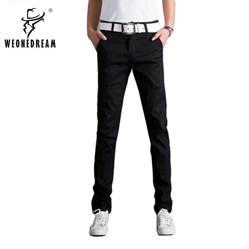 

2018 New Arrival Fashion Design Men Long Pants Men Skinny Pencil Pants Leisure Long Trousers Male Korean Straight Harem Pants