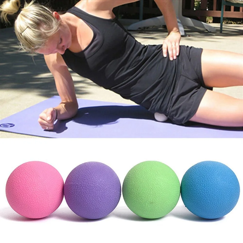 Fitness Workout Training Massage Lacrosse Ball Gym Crossfit Yoga Exercise Muscle Relief Trigger Point Knot Relax Hockey Balls