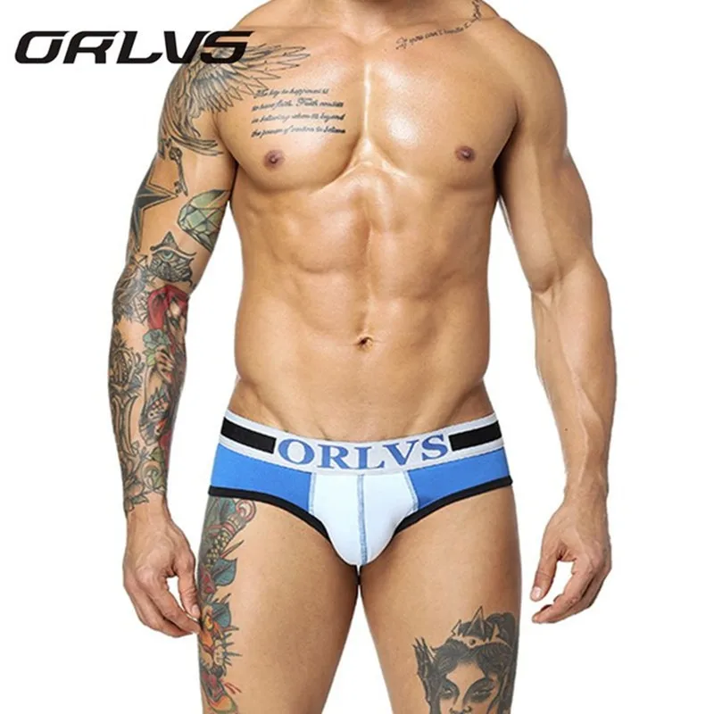 

Brand Men's underwear Cotton Men Briefs Slip Underpants Soft Pants U Convex Pouch Sexy Male Panties Gay Men