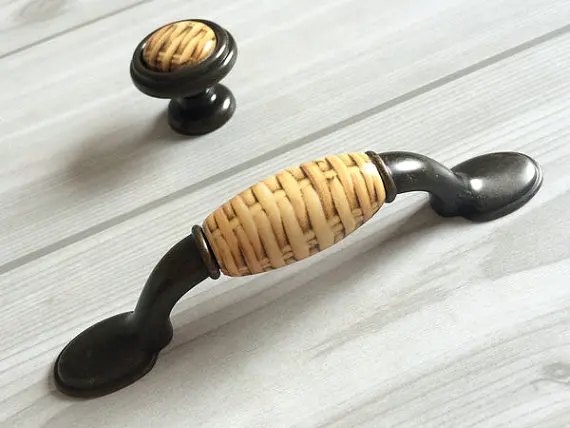 3 Dresser Pulls Drawer Pull Handles Yellow Dark Antique Bronze 3 Dresser Pulls Drawer Pull Handles Yellow Dark Antique Bronze Black Ceramic Kitchen