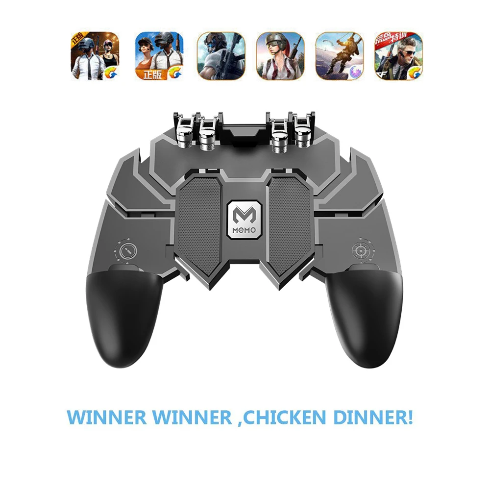 

Portable Mobile Gamepad Grip Pugb Controller Fire Buttons Trigger L1 R1 Game Pad For Android Iphone Newest Generation