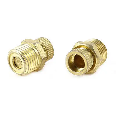 

Male Threaded Air Compressor Part Metal Security Water Drain Valve 2 Pcs