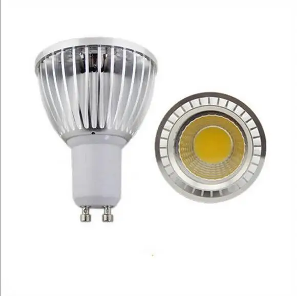 Высокая мощность E27/GU10/MR16 9 Вт 12 Par20 110В 220В CREE COB Светодиодная лампа с регулируемой
