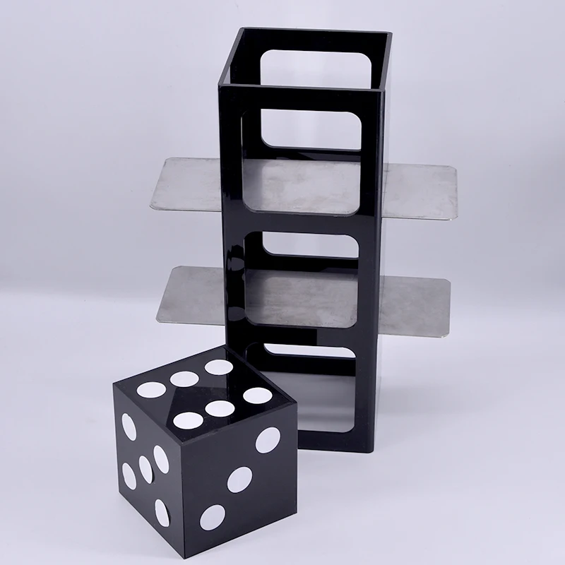 

Ultra Dice Penetration Magic Tricks Comedy Stage Magica Illusion Gimmick Props Amazing Block VISIBLY Penetrate Steel Magica