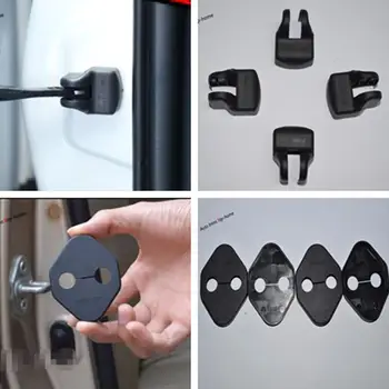 

Yimaautotrims Accessories For Toyota Camry / Corolla / Rav4 2015 - 2020 Inner Door Lock & Stop Rust Waterproof Protective Cover