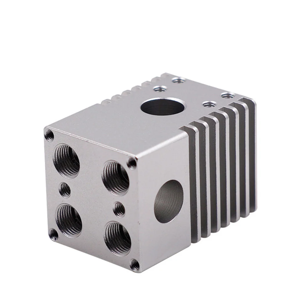 

Newly Aluminum Alloy Cross Slide Block 4 Extruder Nozzles for Ultimaker 2 3D Printer