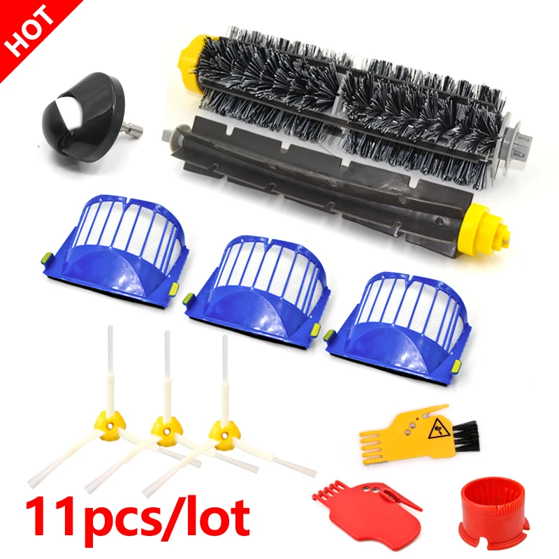 

Brushes Flexible Beater Brush 3-Armed filter for iRobot Roomba 600 Series 610 620 625 630 650 660 Vacuum Cleaner Spare Part