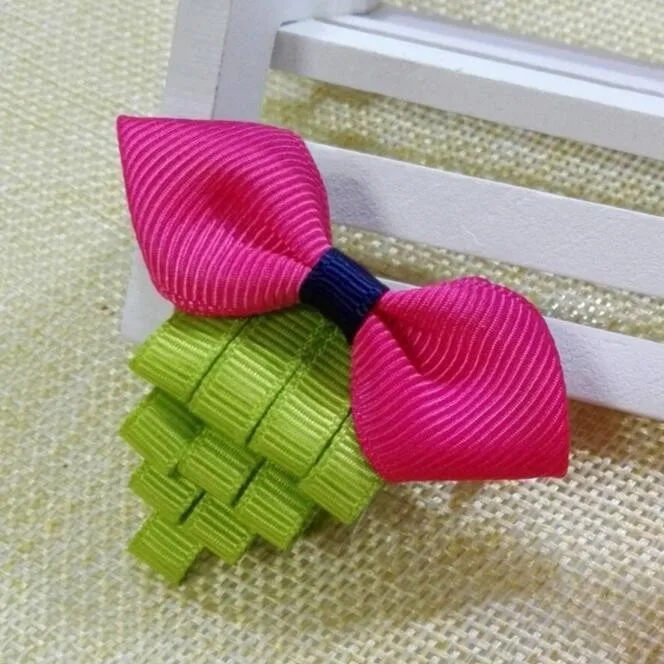 100 шт./лот кондуктором, виноград Hairbows, Лента Скульптура