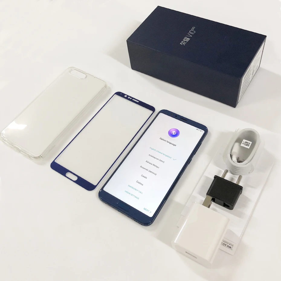 Huawei Honor V10 6 ГБ 64 Гб глобальная прошивка вид 10 смартфон Kirin 970 Octa Core Touch ID NFC 5 99