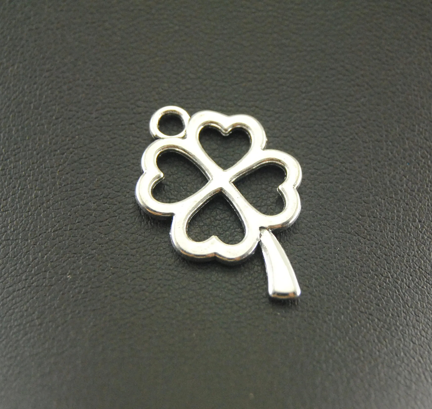 10 шт. подвески в виде листика клевера из сплава|pendant jewelry findings|charm pendanthandmade charm |