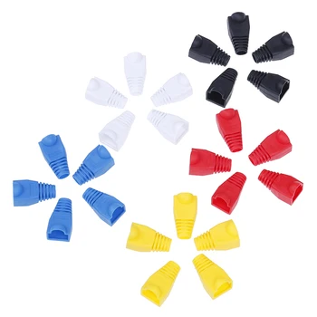 

20pcs/lot Rj-45 Adapter Cap Rj45 Cat5 Cat6 Cover Cap Socket Boots Cap Head