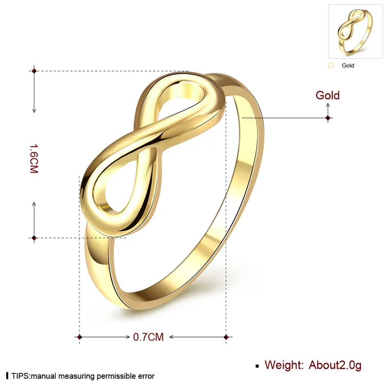 Модное кольцо для женщин золотистое/блестящее кольцо|eternity ring|infinity ringfashion rings for women