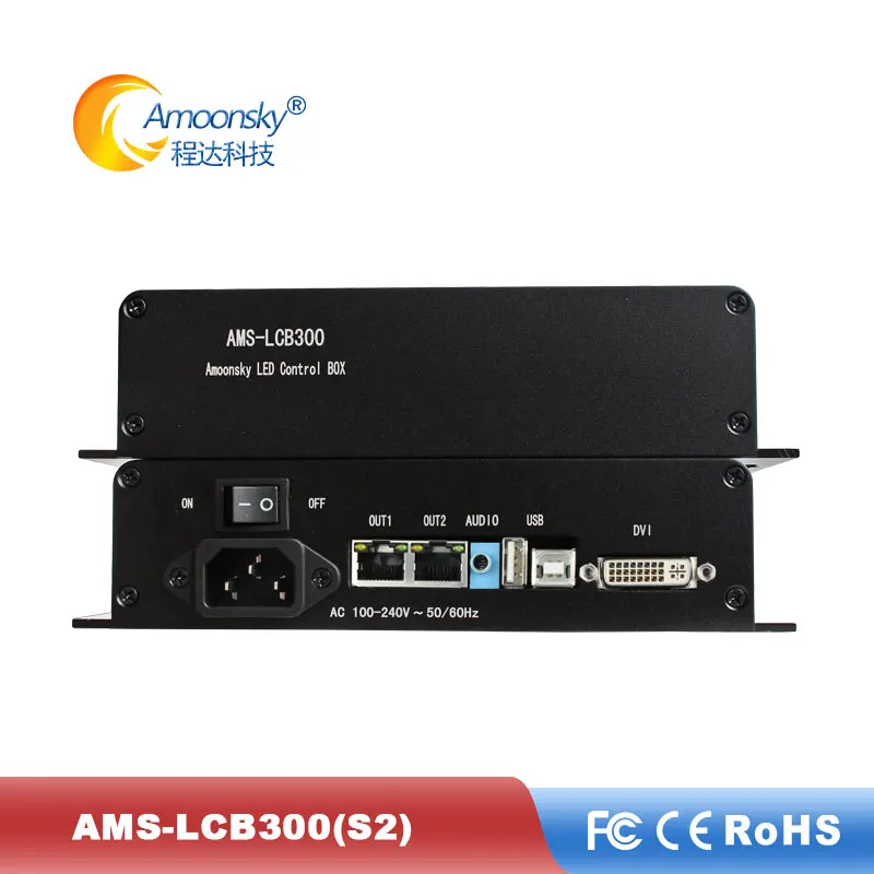 

AMS-LCB300 sending box with Colorlight S2 sending card special design for S2 sending card like S2 sender inbuilt Meanwell power