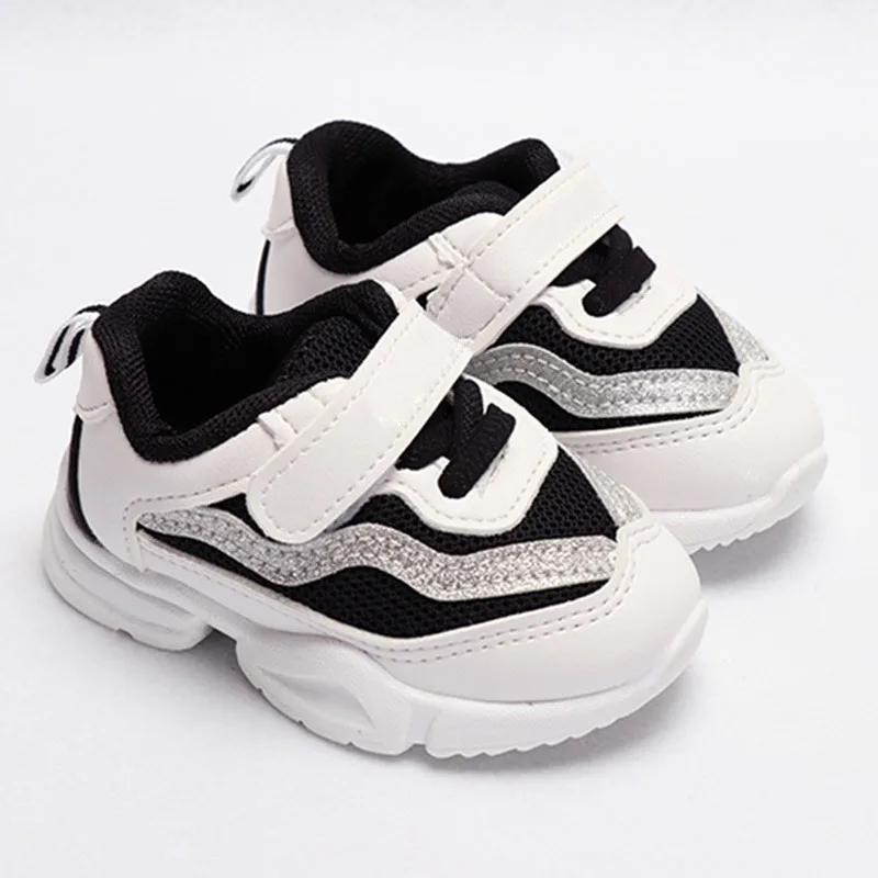 

Kids Toddler Shoes For Baby Boys Girls Children Casual Sneakers Air Mesh Breathable Soft Running Sports Shoes Red Pink Black