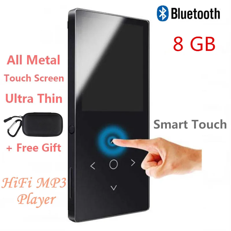 2018-Touch-Key-Bluetooth-HIFI-MP4-Player-16GB-Multi-language-Shatterproof-Scratch-Resistant-FM-Radio-E