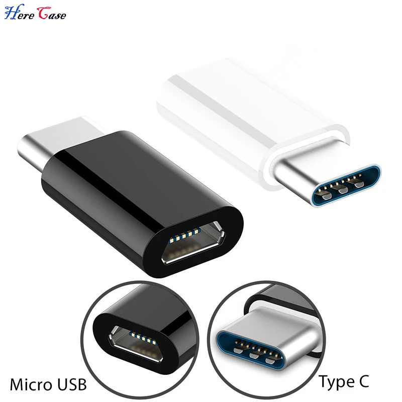 Адаптер USB 3 1 Type C OTG переходник с Micro Мама на папа конвертер для Samsung Galaxy Note 8 S8 Plus/A5/A7