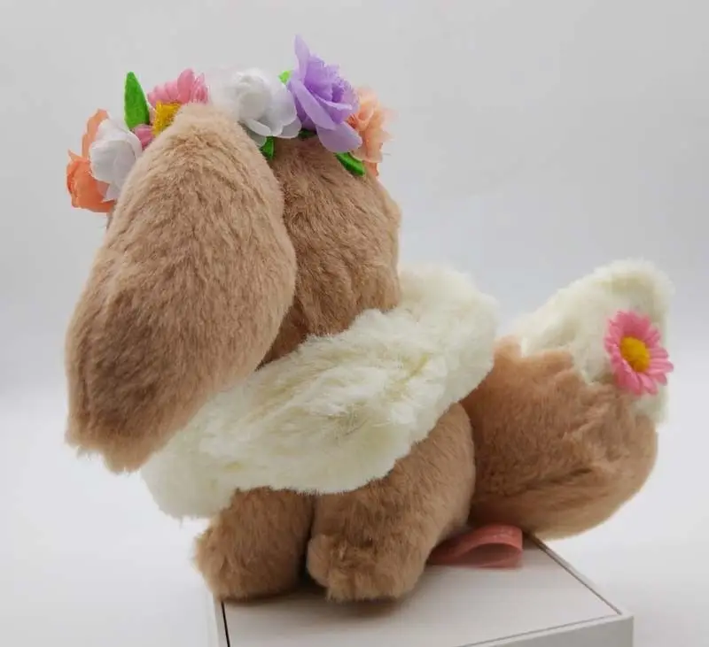 Японский центр Пасхи Eevee плюшевые с цветочной короной Kawaii