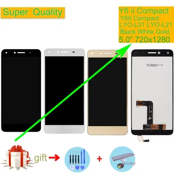 

ORIGINAL For Huawei Y6 ii Y6II Compact LYO-L01 LCD Display Touch Screen Assembly Y6II Compact DUAL SIM LYO-L21 LCD Digitizer
