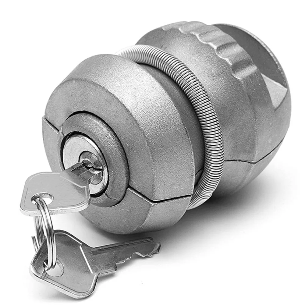 

Safe Universal Tow Ball Exterior Coupling Lock Caravan Car Hitchlock Anti-theft Parts Replacement Auto Trailer Hitch Zinc Alloy