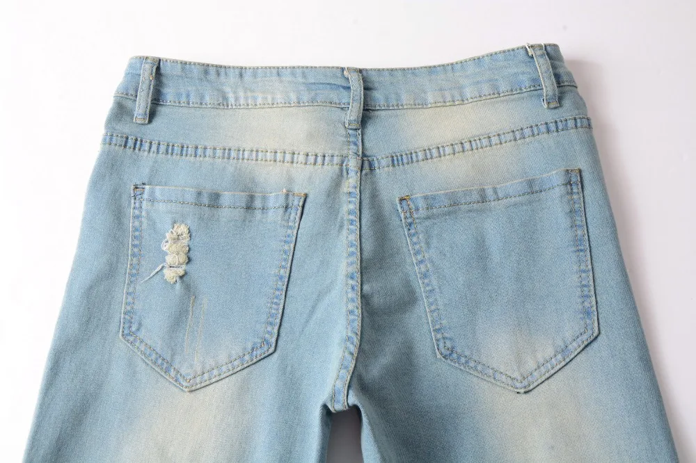 BOLUBAO, модный бренд, мужские джинсы, пэчворк, выдалбливают, с принтом, нищий, укороченные брюки, мужские, облегающие, повседневные джинсы