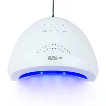 УФ светодиодный светильник ногтя Sunone светодиодные УФ-Сушилка для ногтей 24 Вт/48 Вт для УФ-светодиодный гель машинка для полировки ногтей 100 V-240 V для Полимеризации Гель-лака ногтей инструменты инфракрасный Сенсор