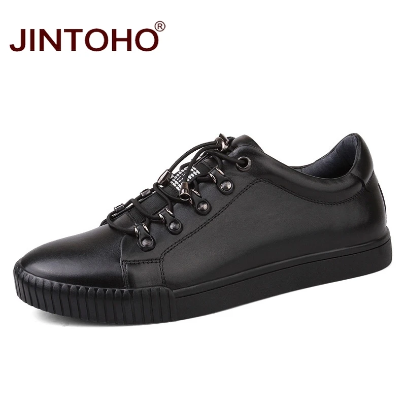 

JINTOHO Big Size Men Luxury Brand Shoes Fashion Casual Men Genuine Leather Shoes Adult Male Leather Shoes Brand Men Loafers