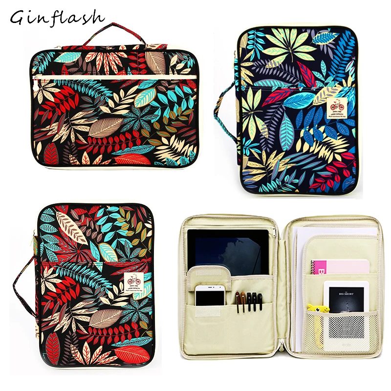 

Waterproof Business Book A4 Paper File Folder Bag document Bag Multifunction Storage Bag For Notebooks Pens iPad Computers