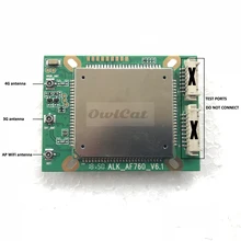 3g 4G модуль sim-камеры материнская плата ремонт Частей Замена 4G сигнала PCB Материнская плата zte alk_af760_v6,1