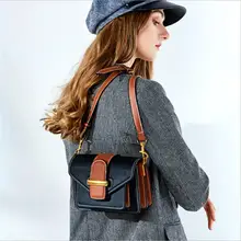 Handbag female new women handbags fashion shoulder messenger bag ladies small bag Genuine Leather vintage ladies handbag 2018 new autumn and winter bag genuine leather roses floral zipper messenger bag fashion handbags