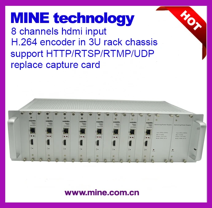 

Professional manufacture 8 channels 1080p HDMI h.264 encoder support onvif udp multicast hd encoder