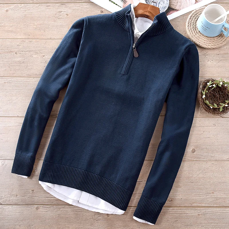 mens thick cotton sweater